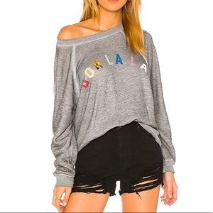 ✧⋆WILDFOX✧ Oh La La Sweatshirt in Heather Gray